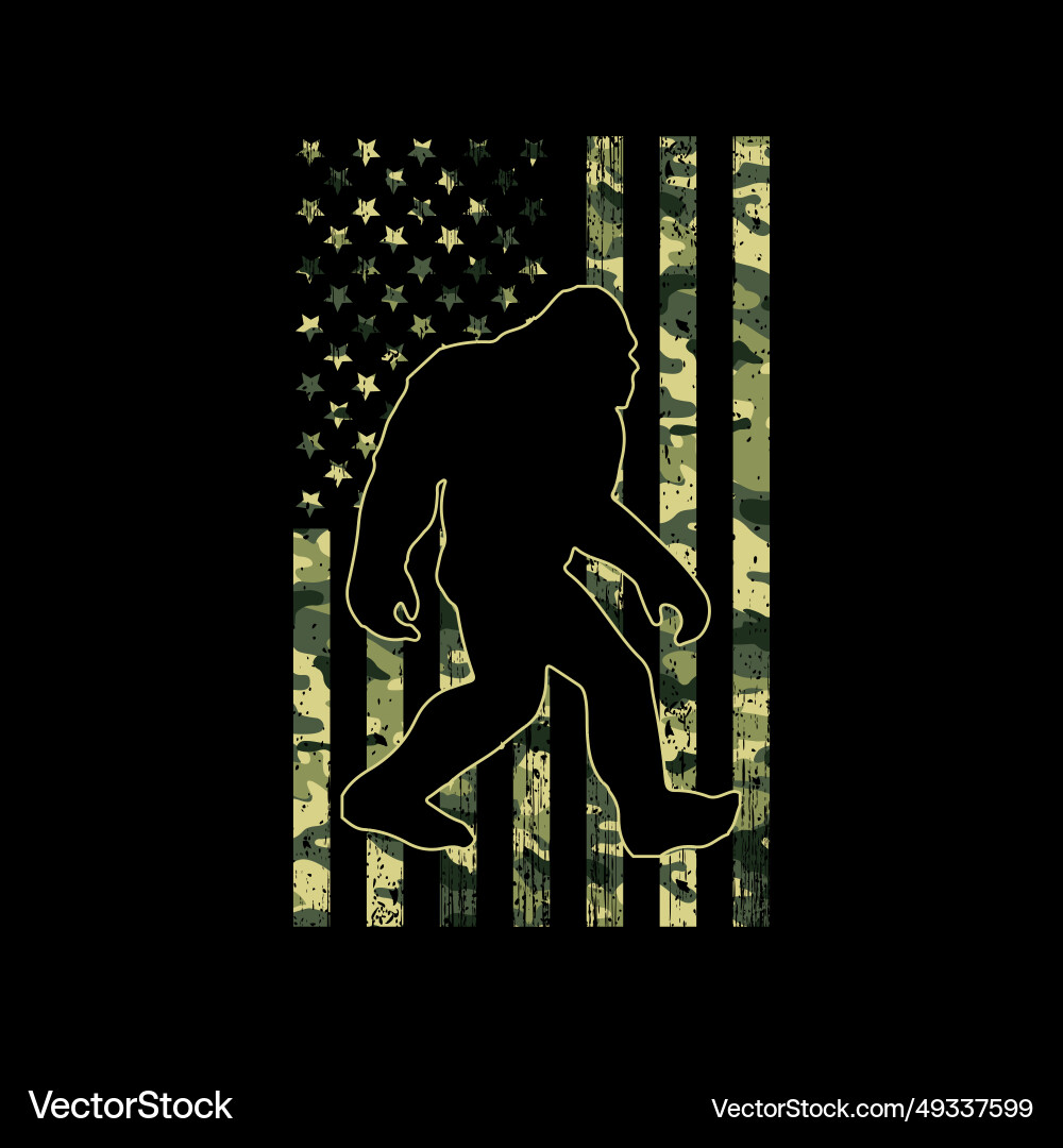 Bigfoot I Believe Sasquatch Patriot T-Shirt American Flag Bigfoot I Believe Sasquatch Patriot T-Shirt American Flag