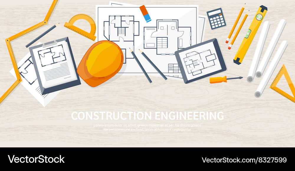 Engineering and architecture Vector Image