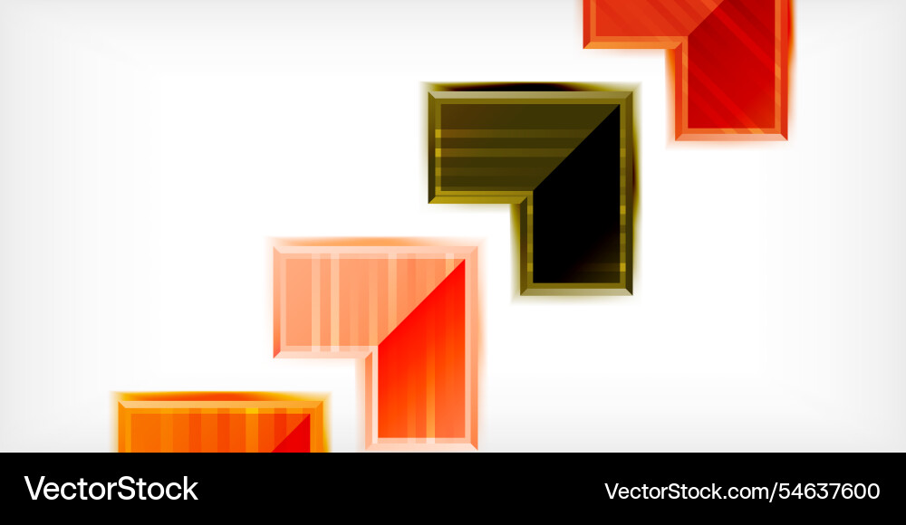 Arrow symbols created with 3d effects and line Arrow symbols created with 3d effects and line vector image