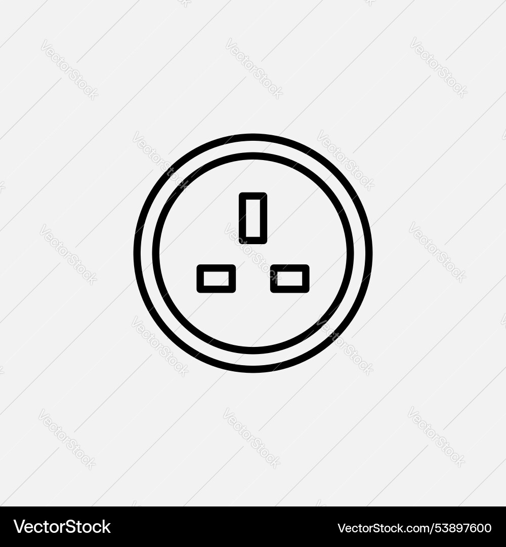 Socket icon set Socket icon set vector image