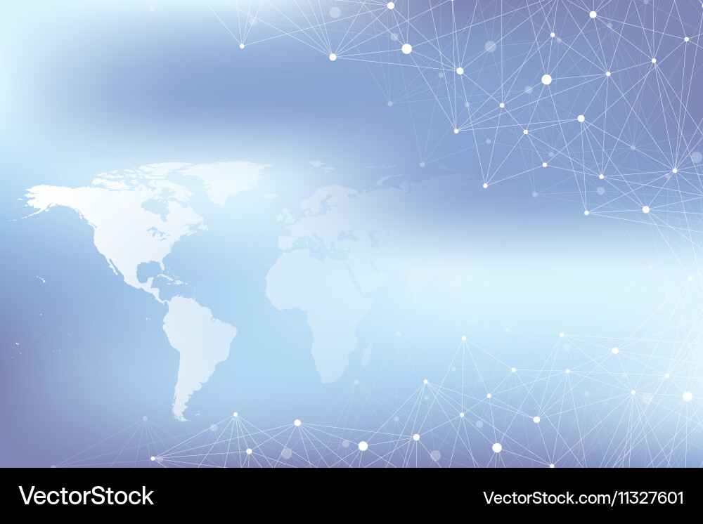 Big data complex graphic abstract background vector image