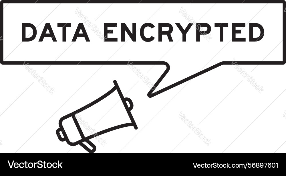 Megaphone icon with speech bubble in word data Megaphone icon with speech bubble in word data Vector Image