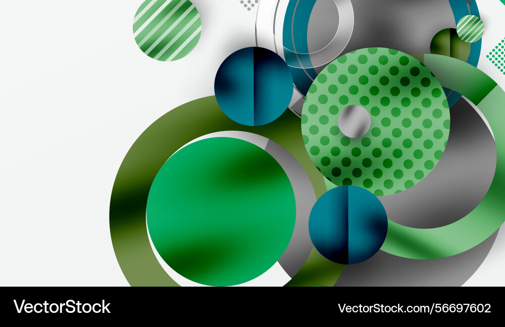 Abstract composition featuring overlapping Abstract composition featuring overlapping vector image