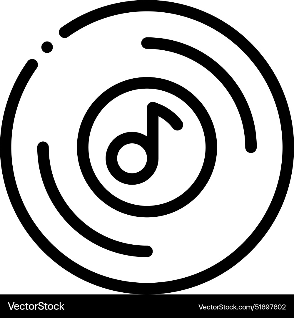 Bluray icon thin linear style design isolated Bluray icon thin linear style design isolated vector image