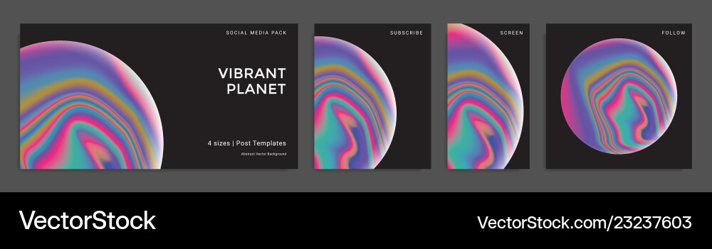 Abstract Gradient Sphere Backgrounds Vector Image