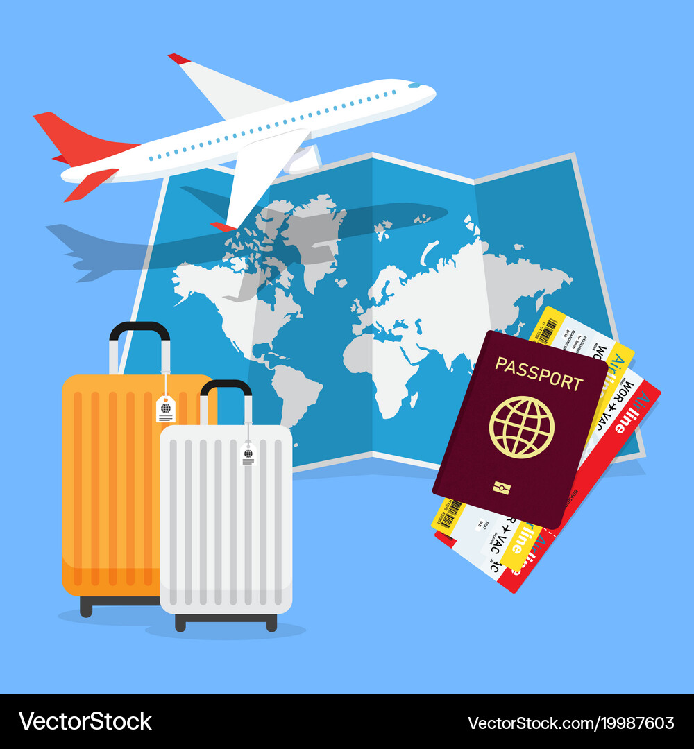 https://cdn.vectorstock.com/i/1000v/76/03/travel-planning-passport-airplane-ticket-world-map-vector-19987603.jpg