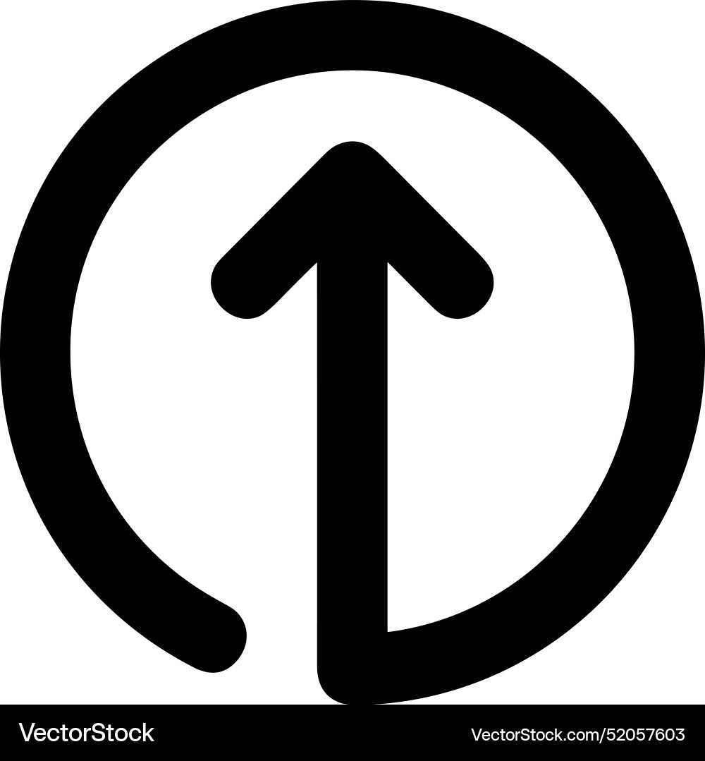 Upload outline icon symbol image Vector Image