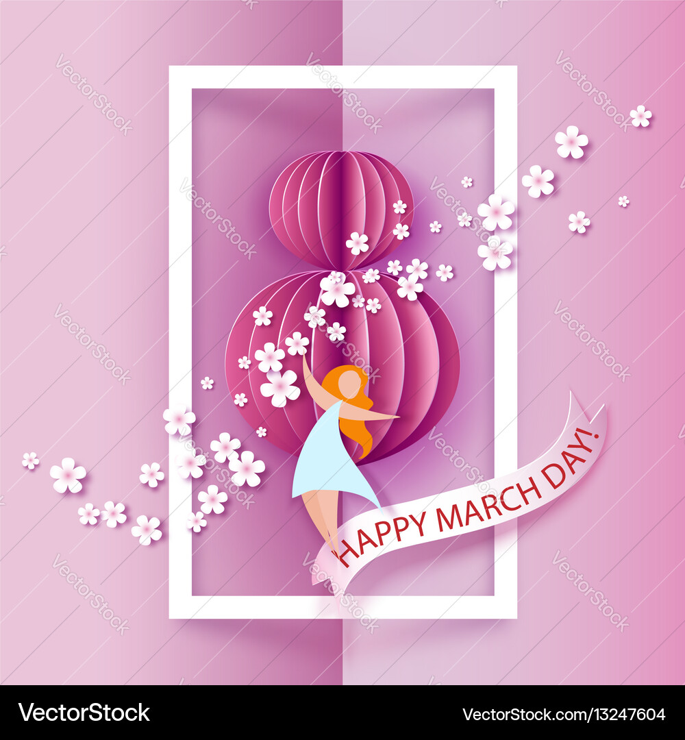 Abstract pink background with text vector image