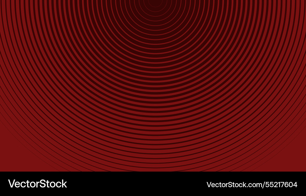 Dark red line circle abstract background Vector Image
