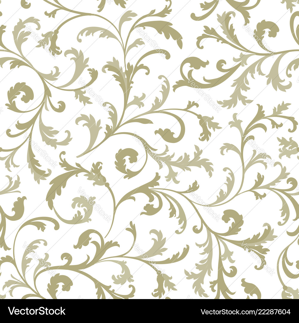 Floral Branch Pattern Vector Image