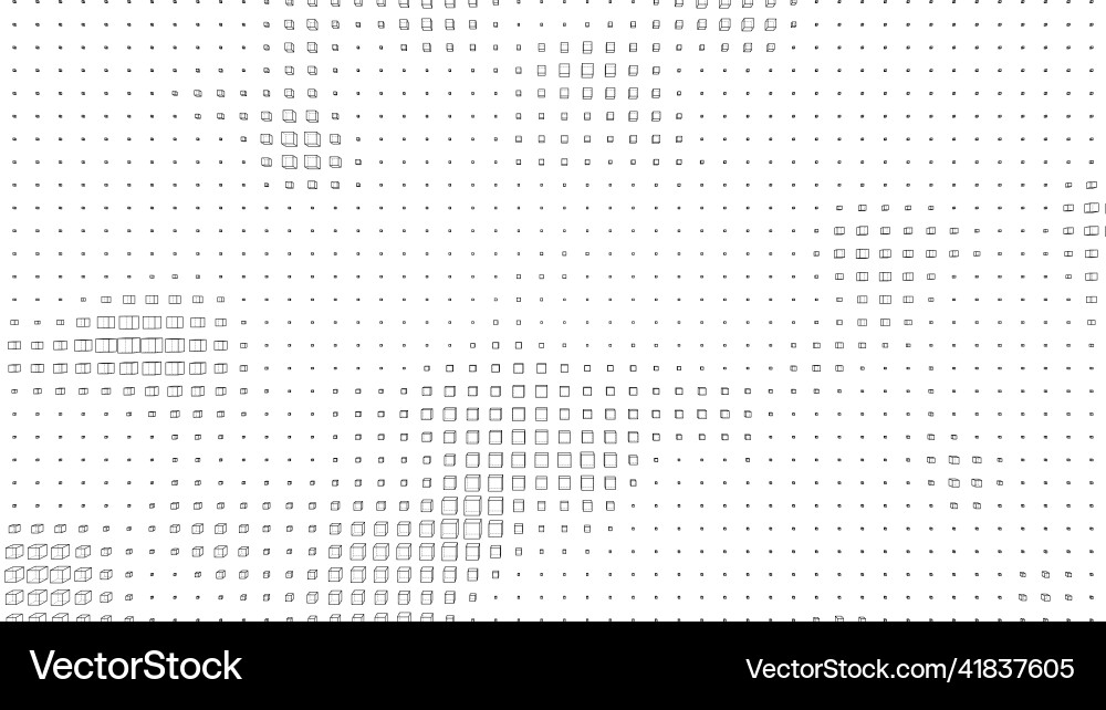 Abstract boxes background Vector Image