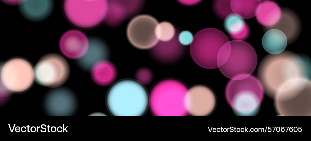 Abstract color shining bokeh isolated Abstract color shining bokeh isolated vector image