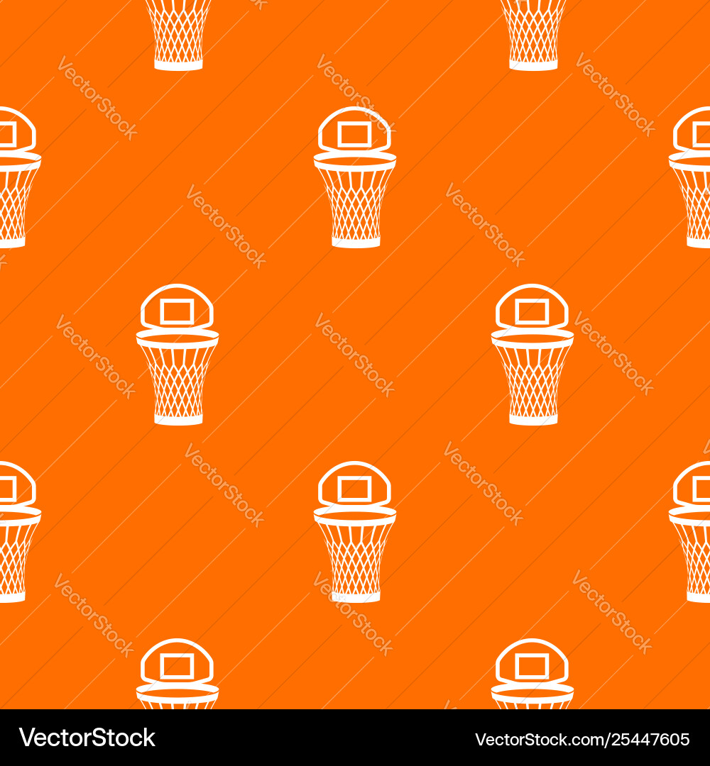 Mesh bucket pattern orange Mesh bucket pattern orange vector image