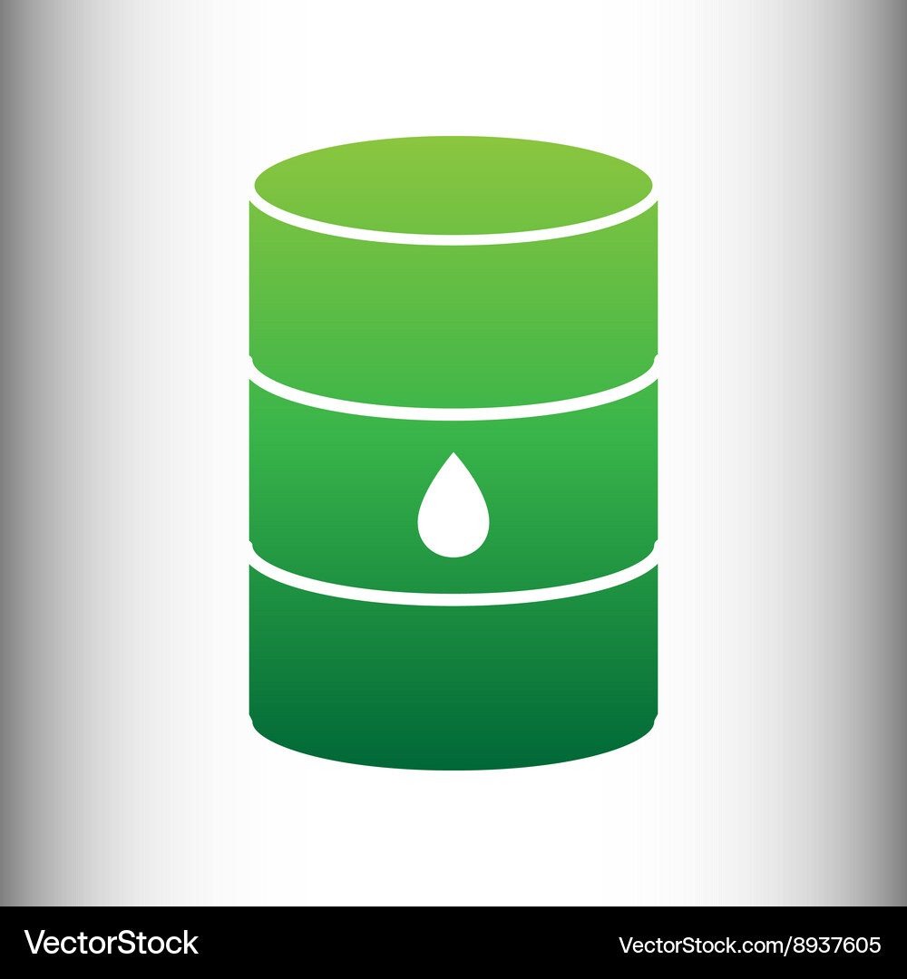 Oil barrel sign Vector Image