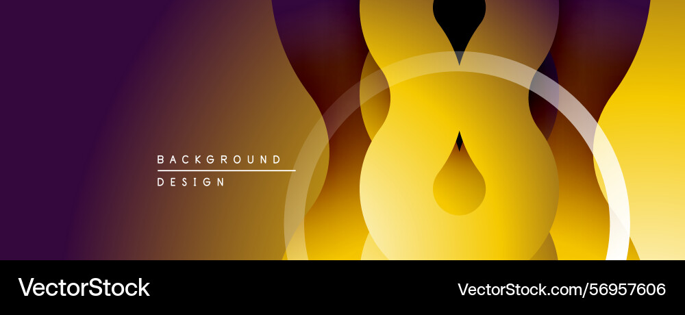Abstract golden layers create dynamic visual flow Abstract golden layers create dynamic visual flow vector image