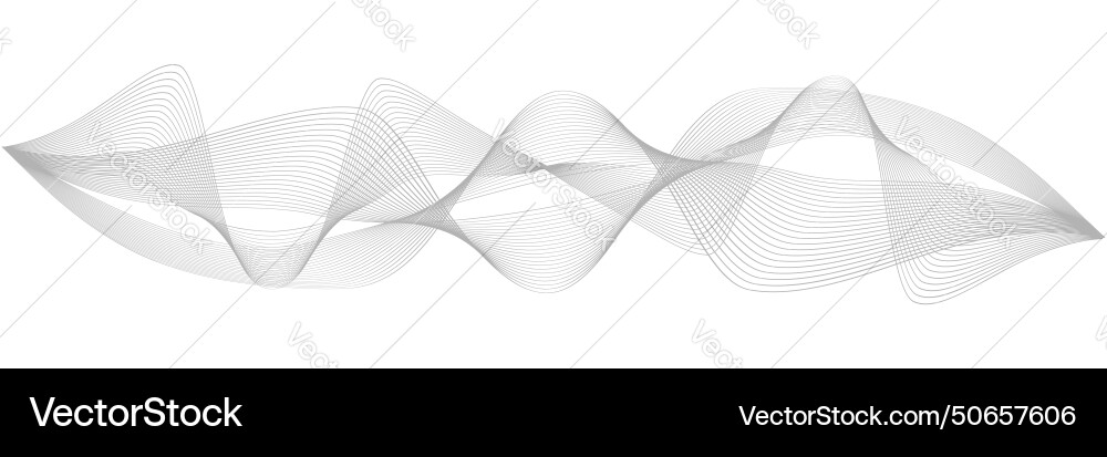 Abstract Speed Wave Lines Vector Image