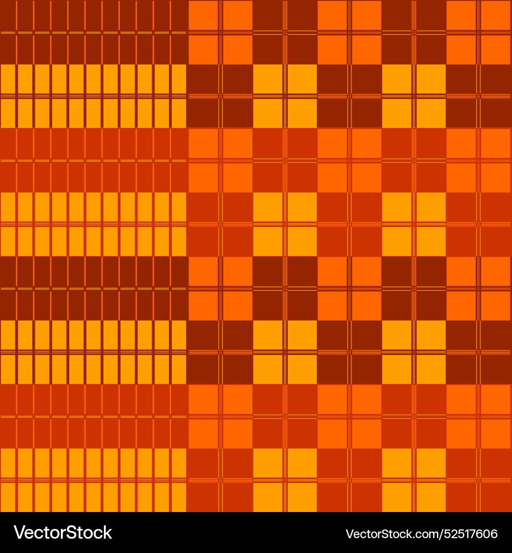 Sarung seamless pattern a02 orange brown color sch Vector Image