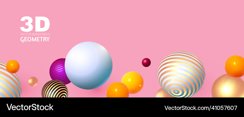 Abstract 3d geometric render background realistic Abstract 3d geometric render background realistic vector image
