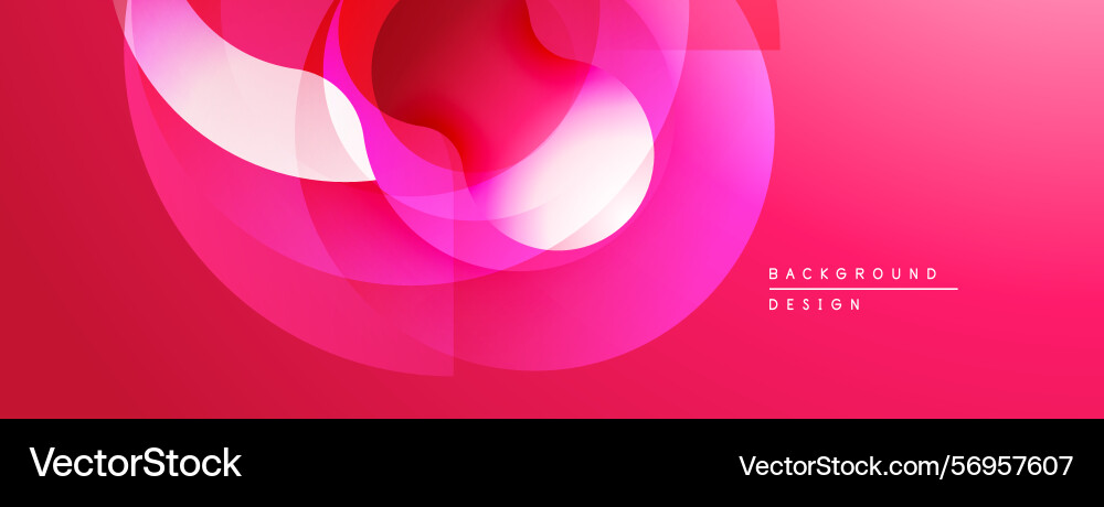 Abstract pink design features overlapping Abstract pink design features overlapping vector image