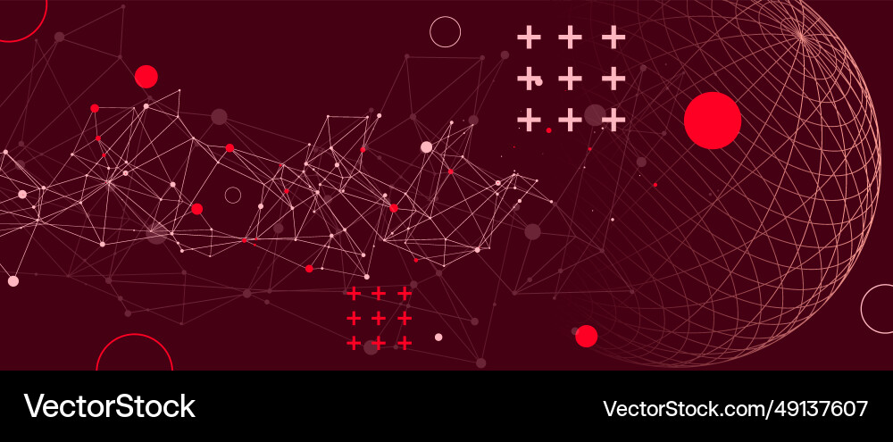 Abstract scientific background using wireframe Abstract scientific background using wireframe vector image