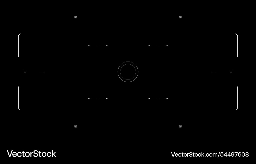 Hud target animation loading aiming futuristic Hud target animation loading aiming futuristic vector image