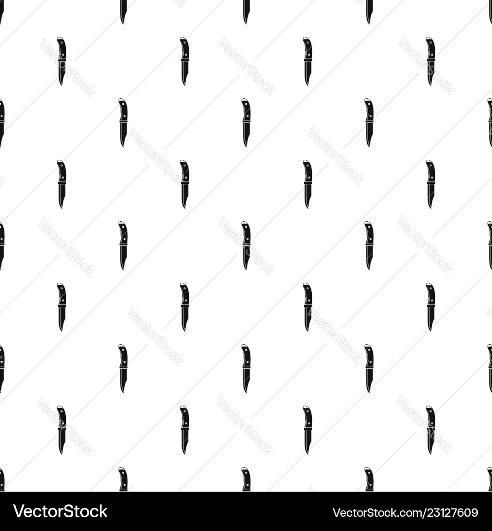 Camp knife pattern seamless Camp knife pattern seamless vector image