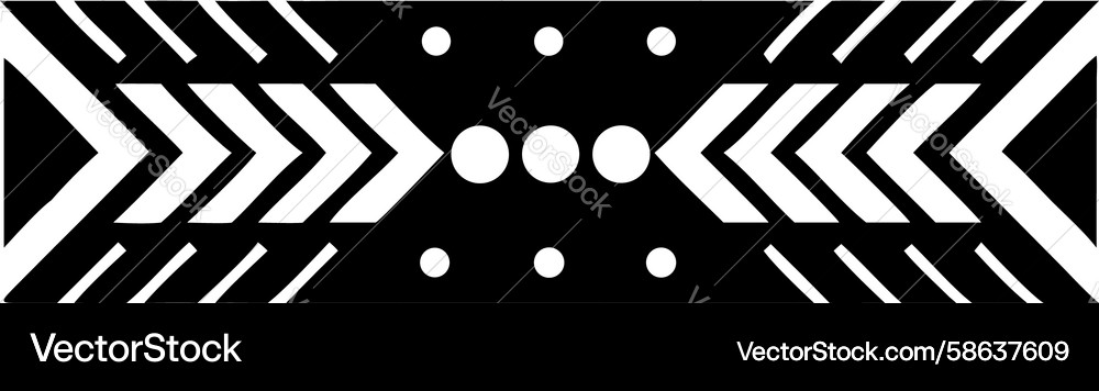 Dynamic Arrow Chevron Pattern Vector Image
