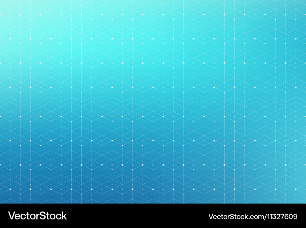 Geometric abstract pattern with connected line Vector Image