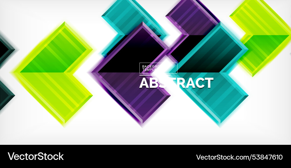 Arrow symbols created with 3d effects and line vector image