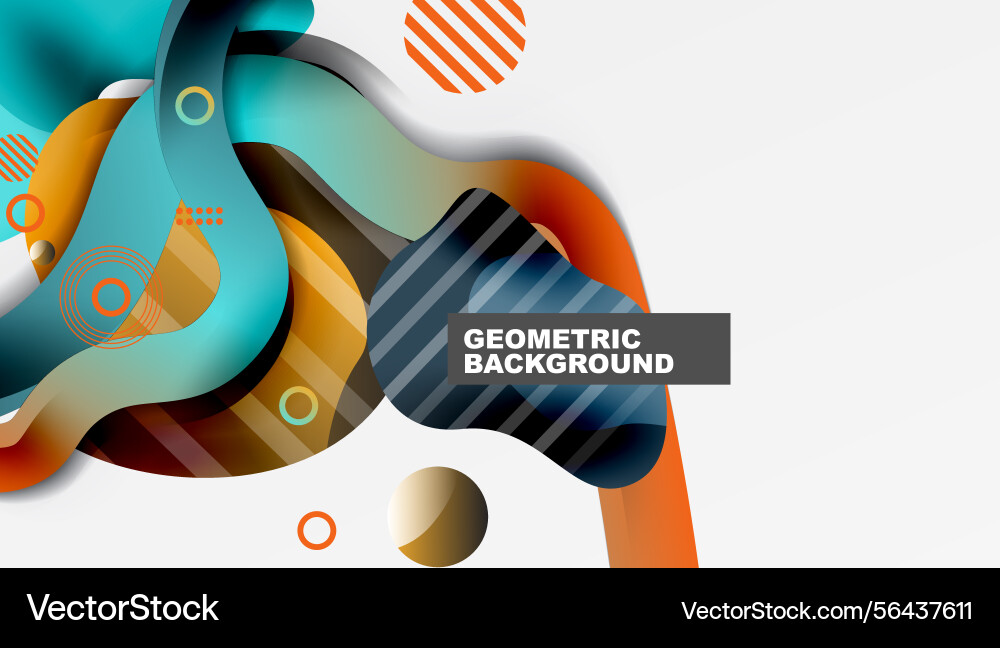 Abstrakte geometrische Formen überlappen Abstrakte geometrische Formen überlappen Vektorbild