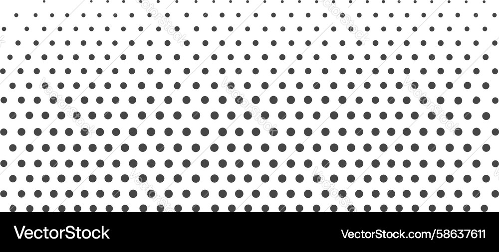 Classic dot halftone pattern background texture Vector Image
