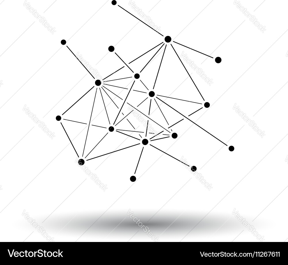 Connection net icon vector image