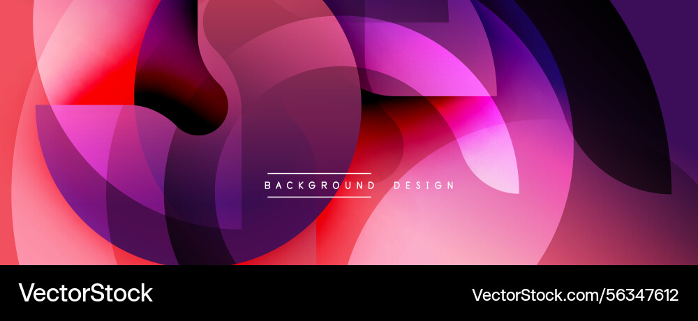 Abstract fluid shapes overlap creating vibrant Abstract fluid shapes overlap creating vibrant vector image