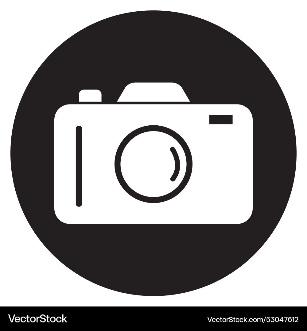 Camera icon simple design Vector Image