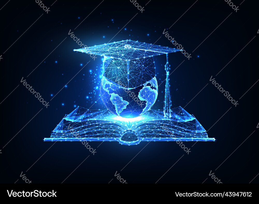 Concept of global international education Concept of global international education vector image