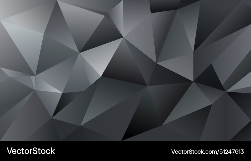 Black grey abstract background geometric Vector Image