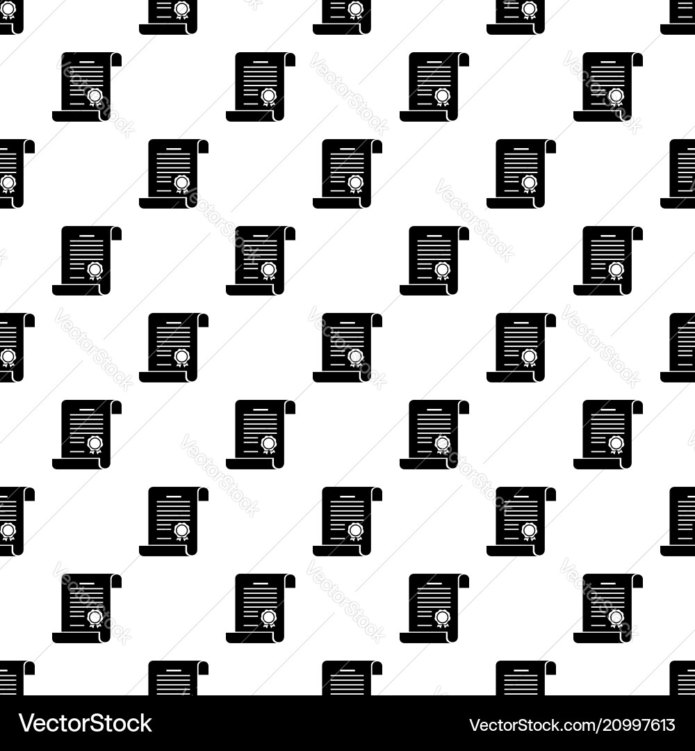 Certificate pattern seamless Certificate pattern seamless vector image