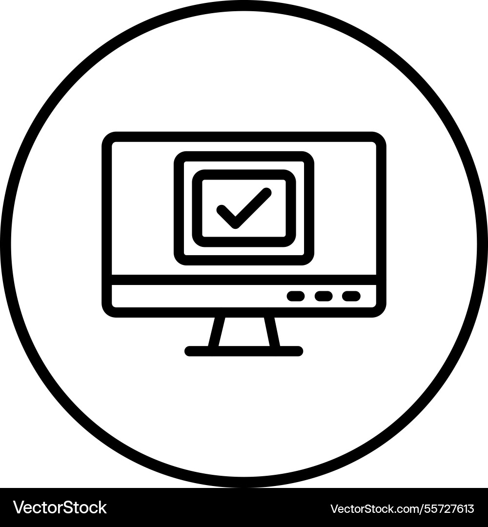 Checkbox icon design Vector Image