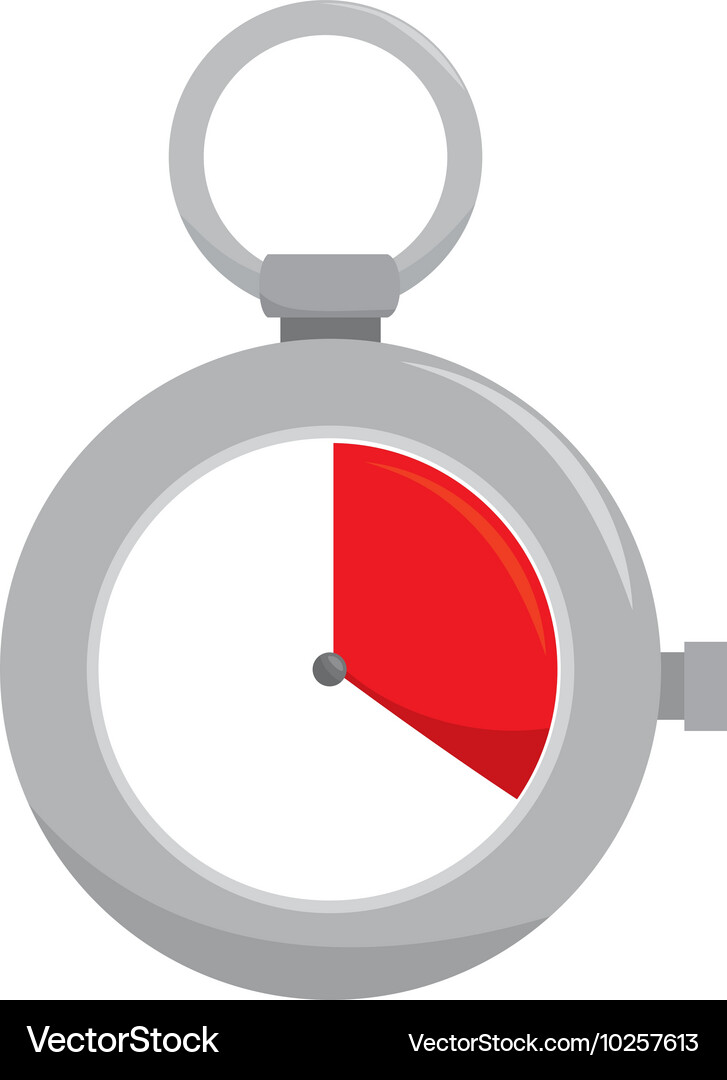Chronometer device time Vector Image