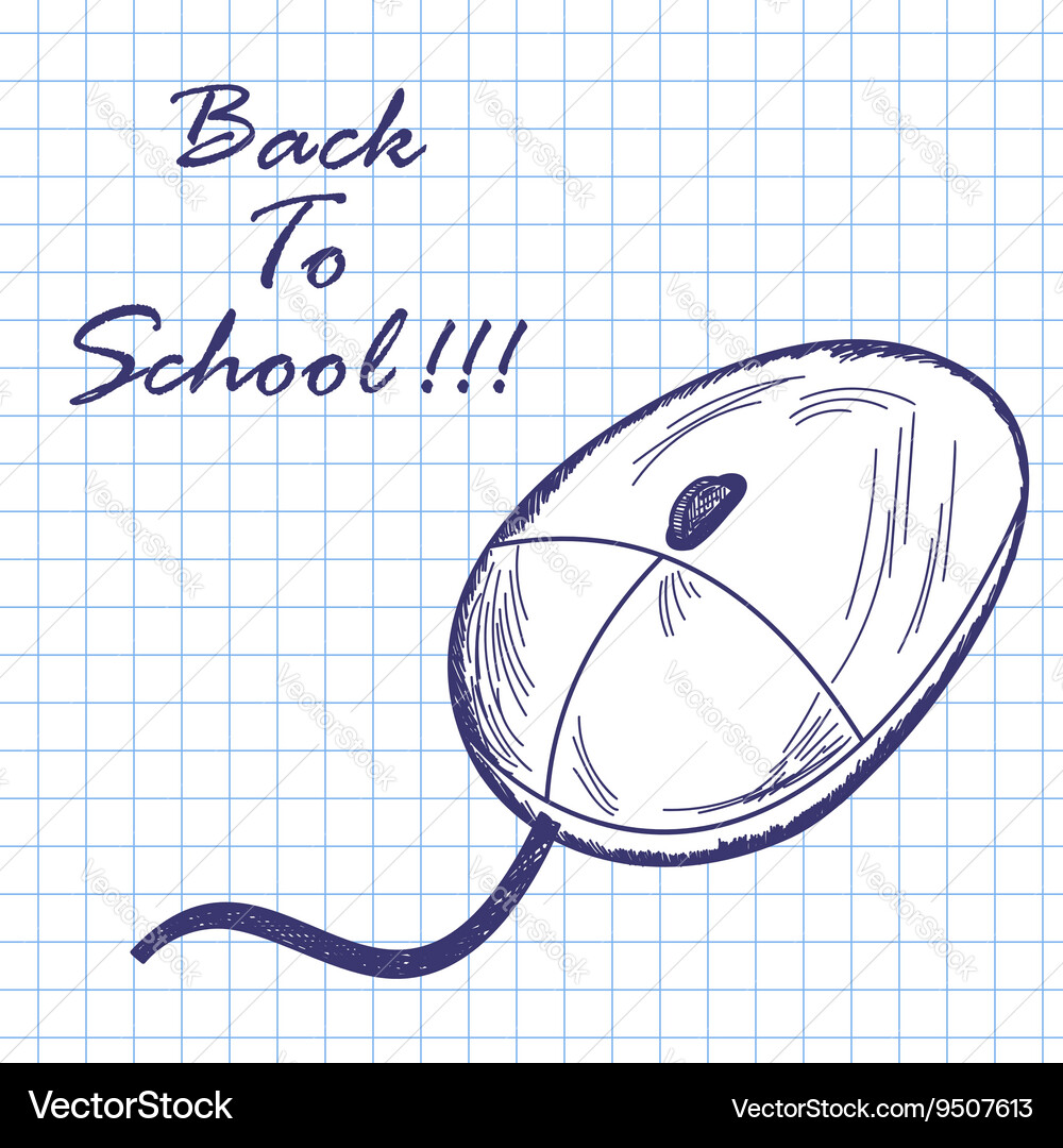 Computer mouse vector image