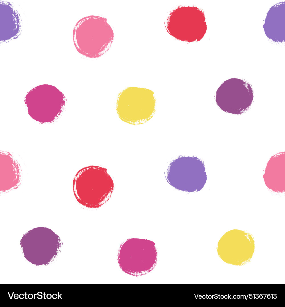 Dot pattern seamless background from Vector Image