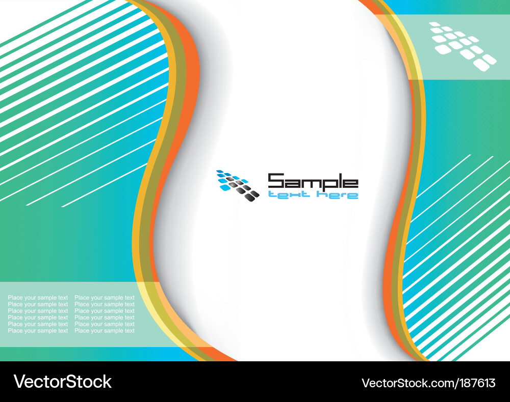 Dynamic Abstract Background Vector Image