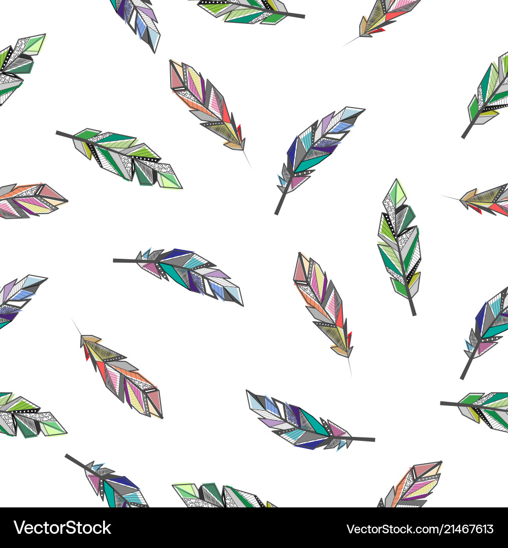Feathers color background Feathers color background vector image