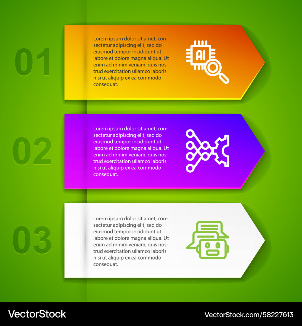 Neural Network CPU Data Processing Vector Image