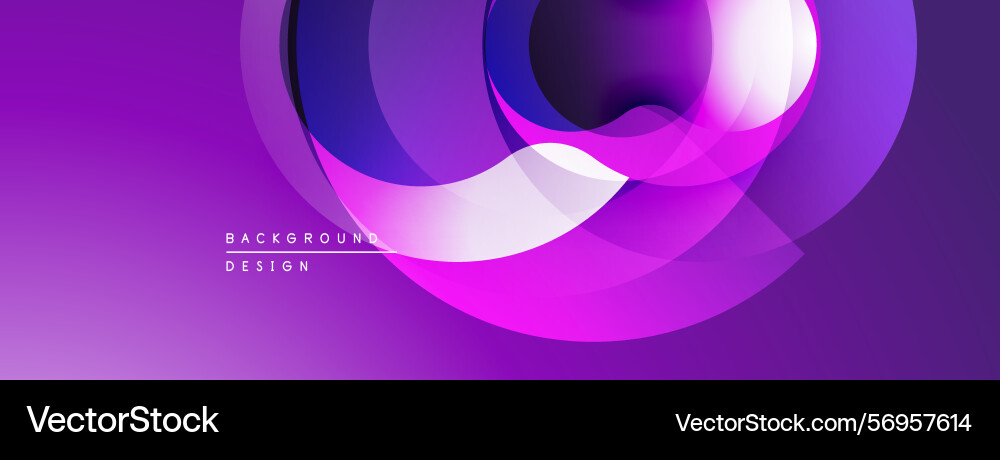 Abstract purple design features overlapping Abstract purple design features overlapping vector image