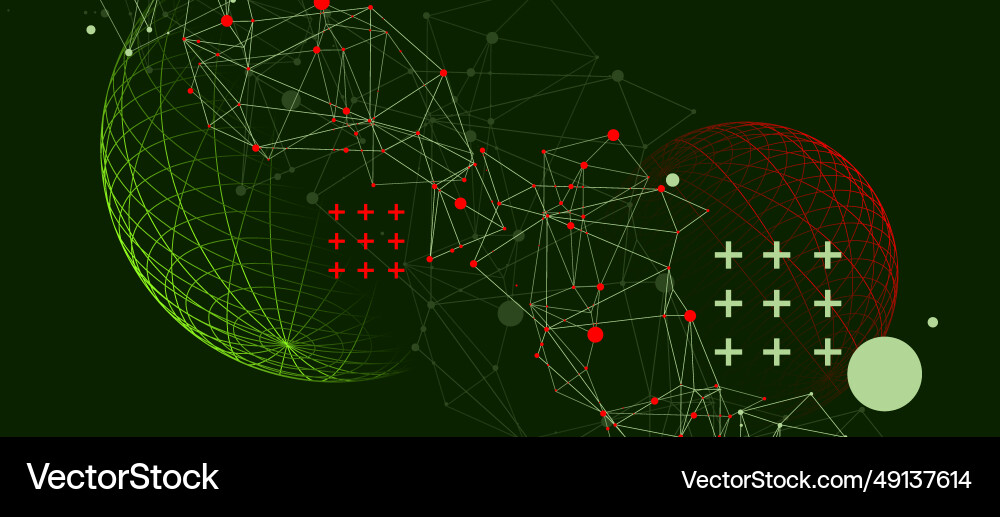 Abstract scientific background using wireframe Abstract scientific background using wireframe vector image