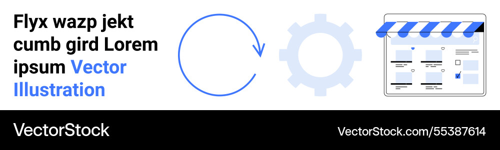 E-commerce development and optimization concept E-commerce development and optimization concept vector image