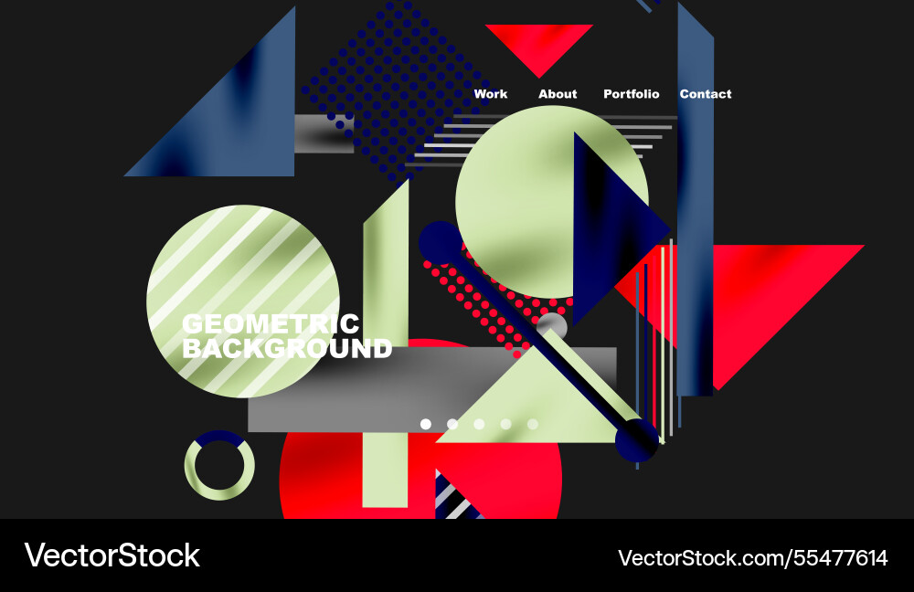 Geometric background showcasing sharp lines Vector Image