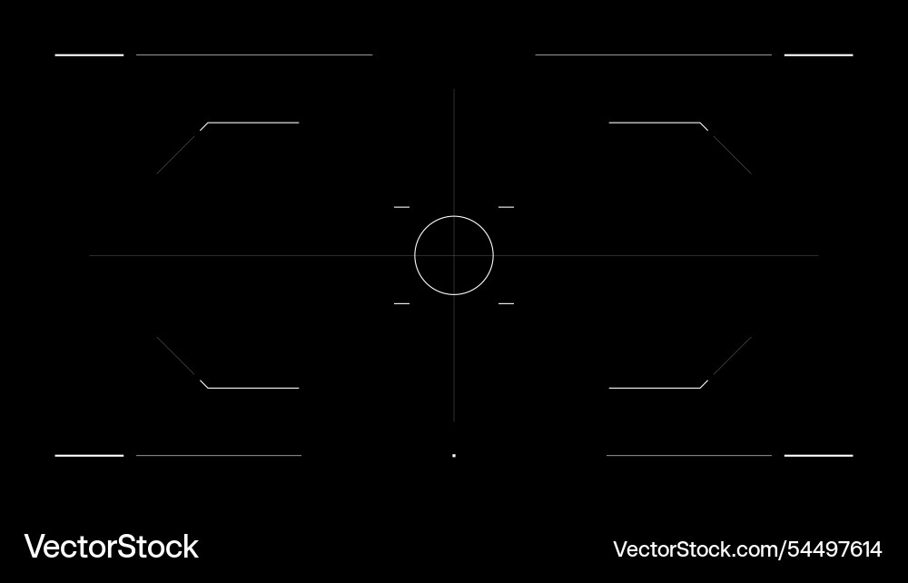 Hud target loading aiming drone interface Hud target loading aiming drone interface vector image
