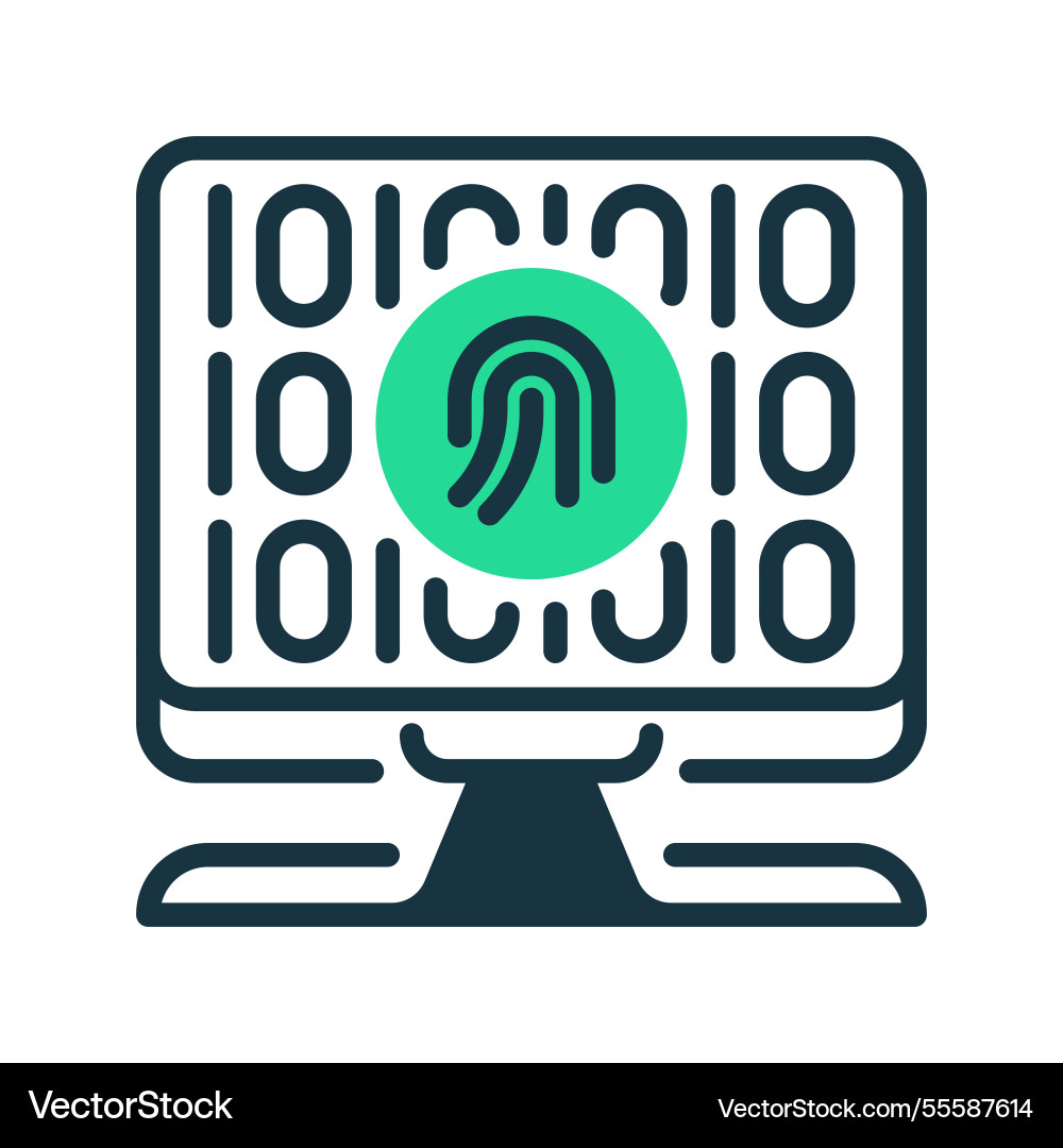 Multi factor authentication line icon universal Multi factor authentication line icon universal vector image